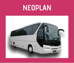 Rent a bus for senior travel agency.